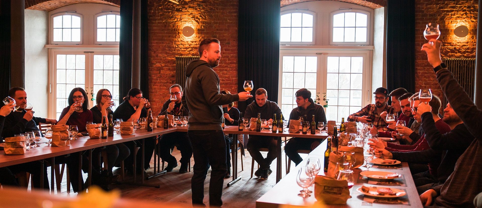 Biertastings vor Ort